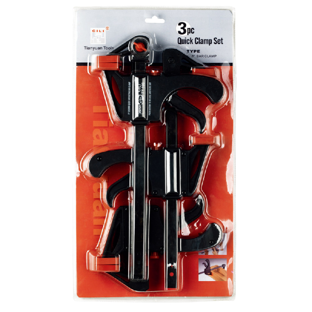 TY-5091 3PC BAR CLAMP SET