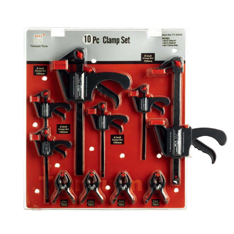 TY-5049 10PC CLAMP SET