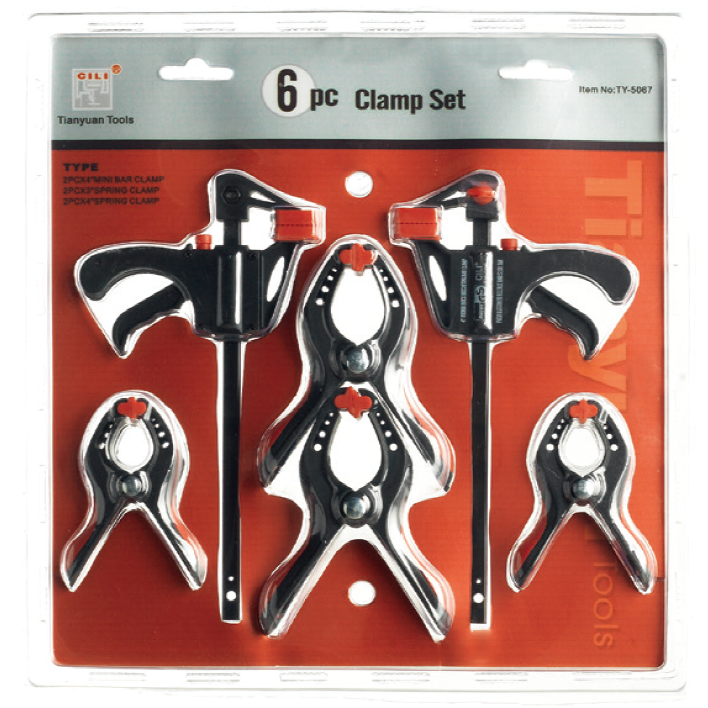 TY-5067 6PC CLAMP SET