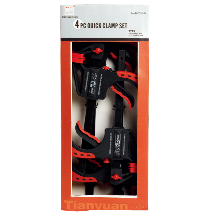 TY-5065 4PC BAR CLAMP SET