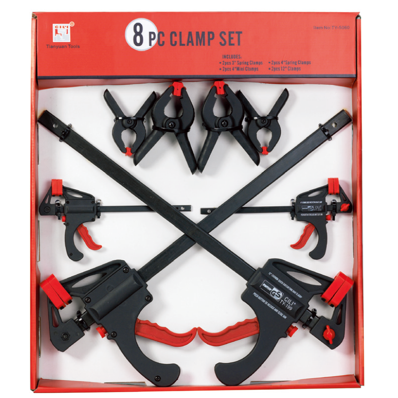TY-5060 8PC CLAMP SET
